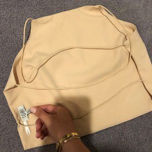 Tobi Cropped Backless Going Out Top